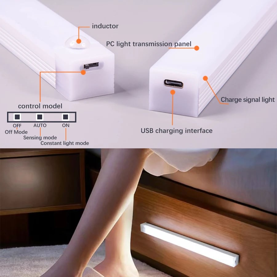 🔥BUY 2 GET 1 FREE💡Punch-free Smart Sensor Magnetic Rechargeable LED Lights