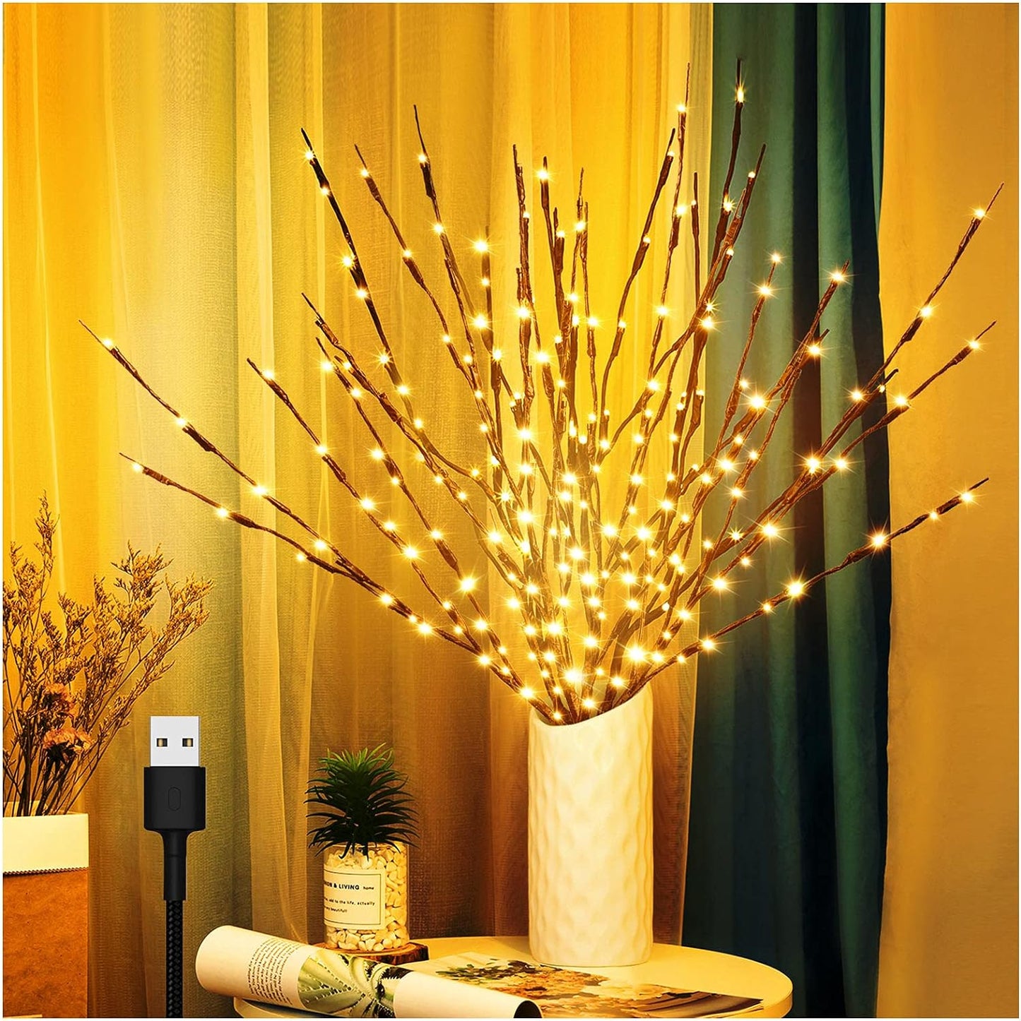🎅-Led Branch Light