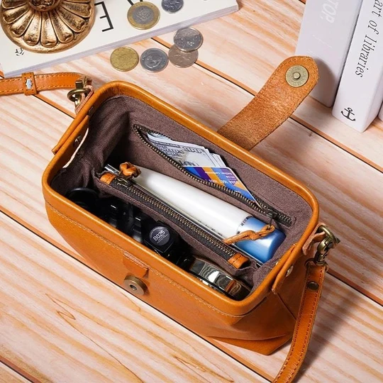 🎁This Week's Special Price $36.92💥Real Leather Retro Handmade Bag