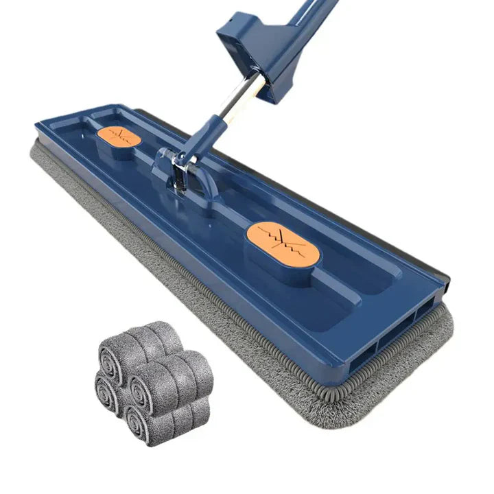 Flat Cleaning Mop (4 free rags)
