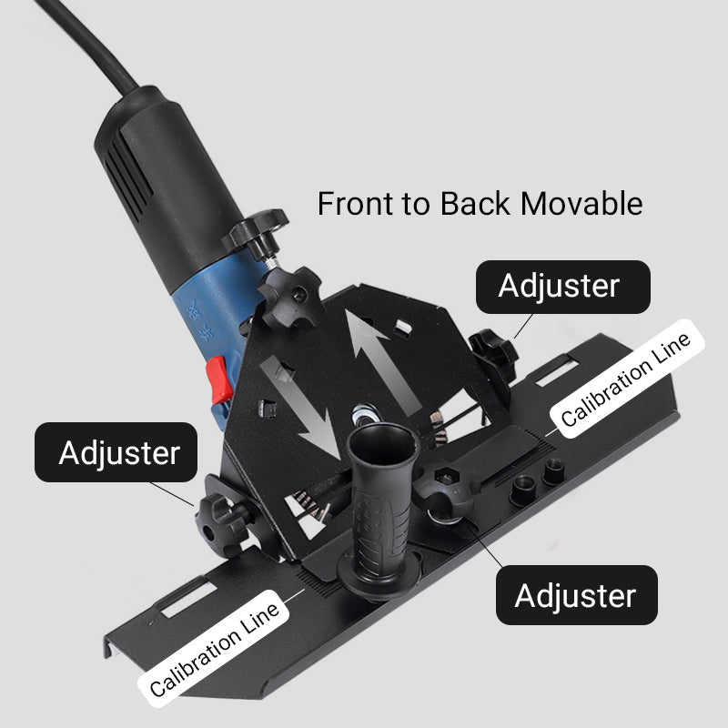 👍Practical recommendations✅Angle Grinder Stand for 45° Chamfer Cutting🔥