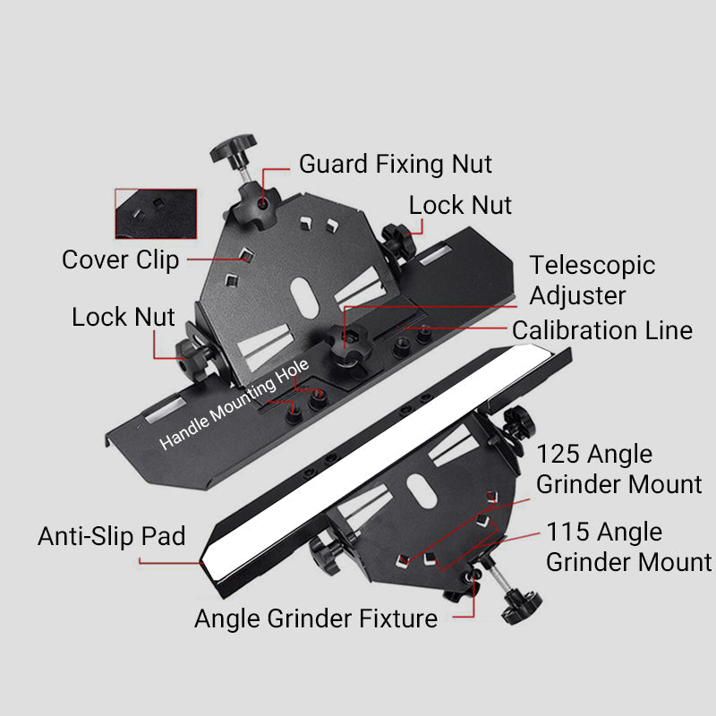 👍Practical recommendations✅Angle Grinder Stand for 45° Chamfer Cutting🔥