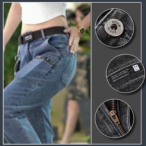 Comfortable Multi-Pocket High Durable Cargo Jeans👖