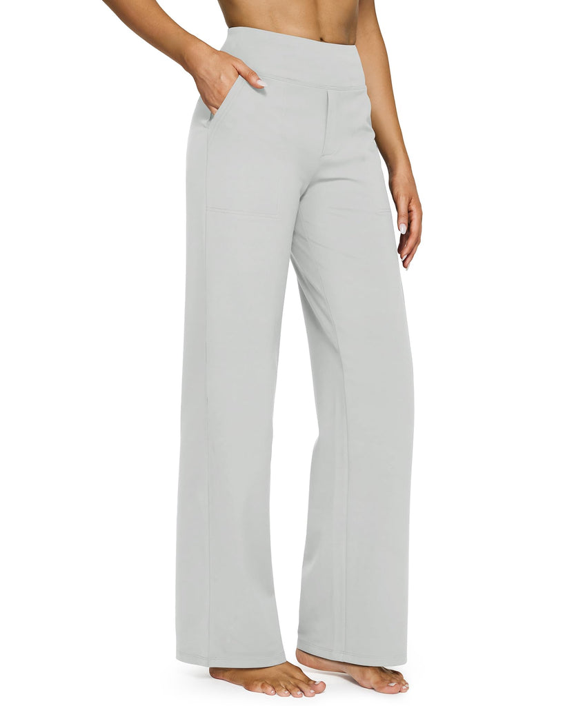 🔥🔥Women's High Waist Stretch Casual Yoga Wide Leg Pants