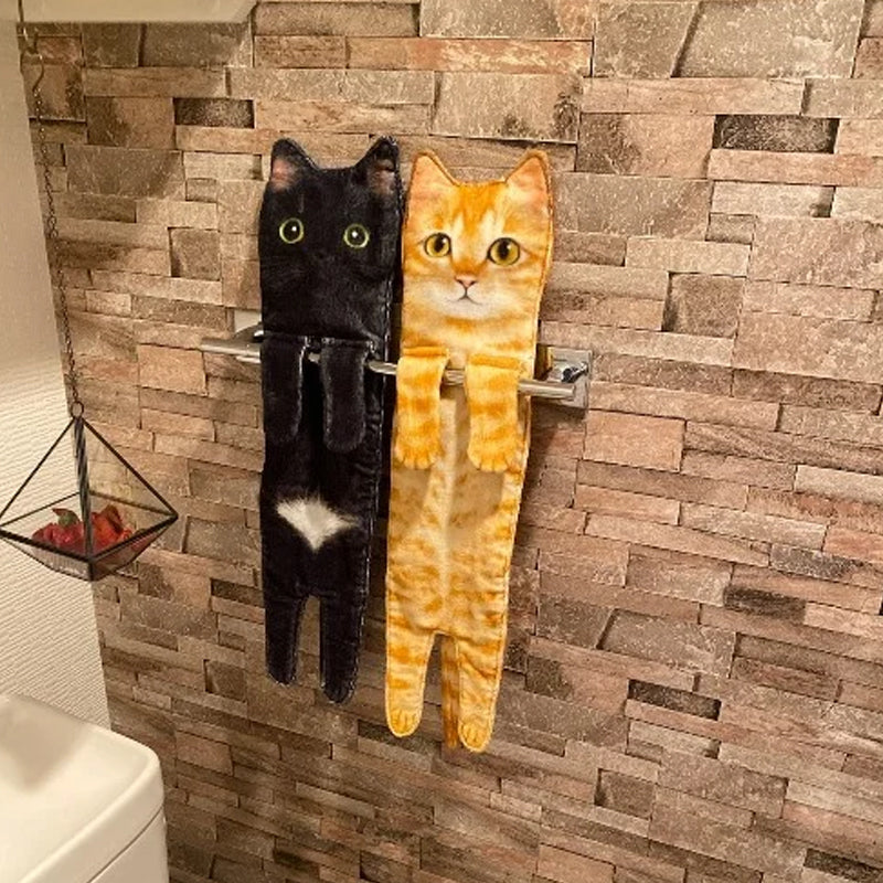 ✨😺Cute Cat Hand Towel🐾