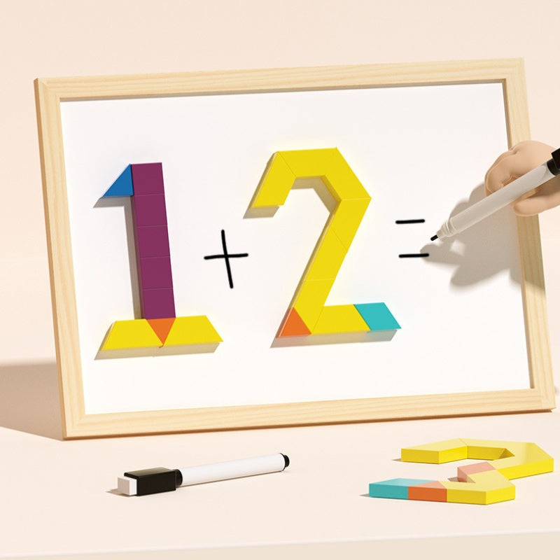 🎁Wooden Magnetic Pattern Block Puzzle Set🧩
