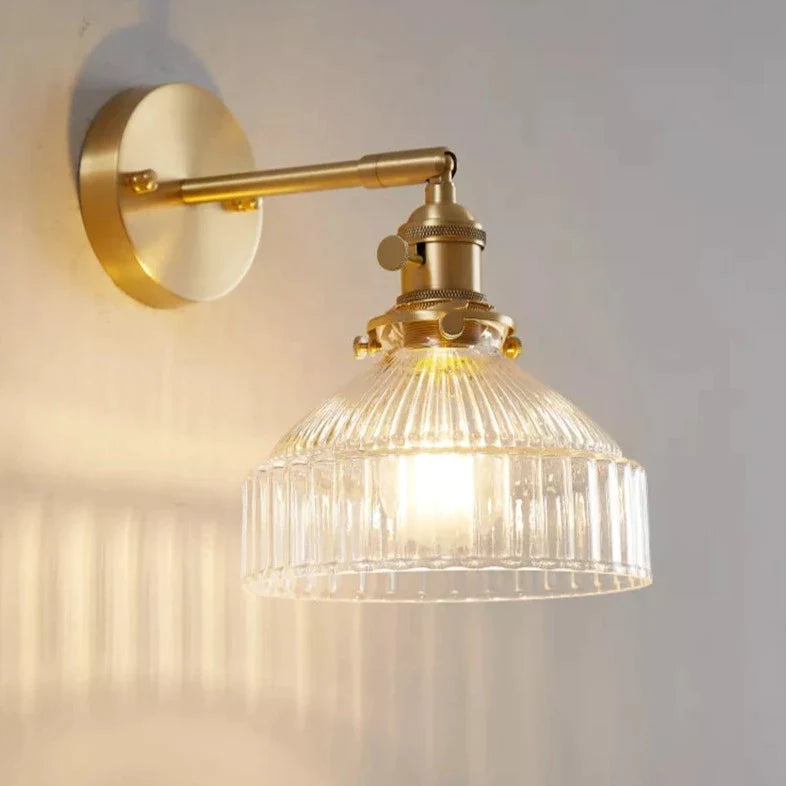 Colorful and elegant glass wall sconces