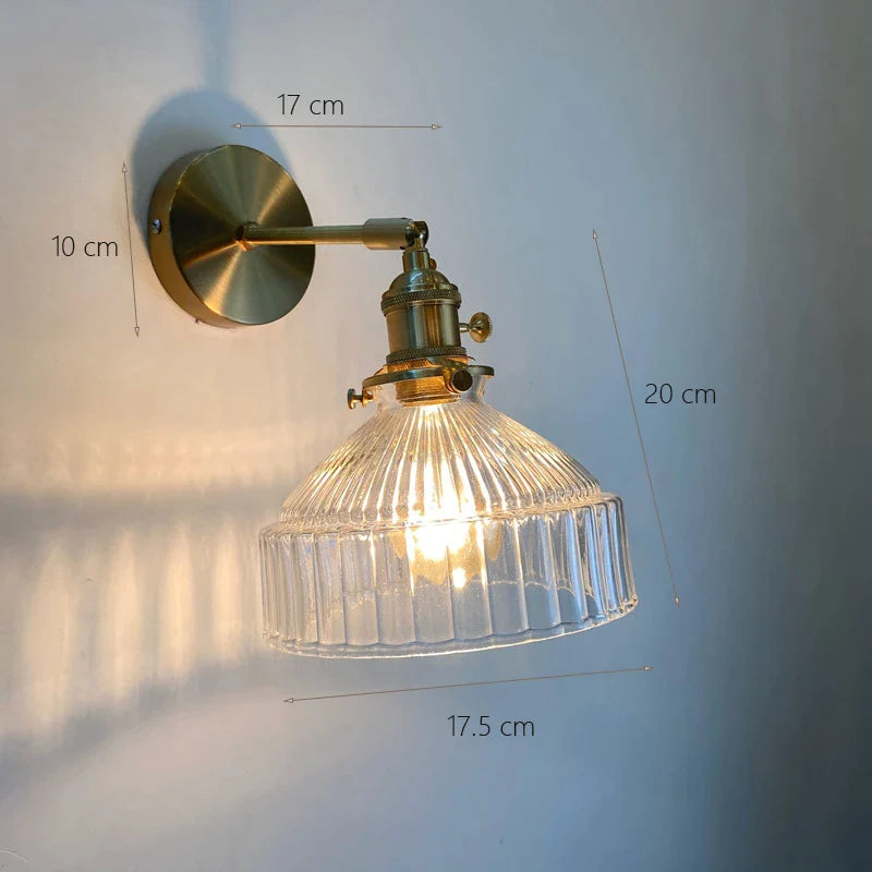 Colorful and elegant glass wall sconces