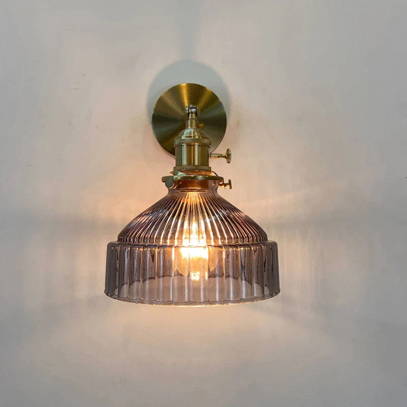 Colorful and elegant glass wall sconces