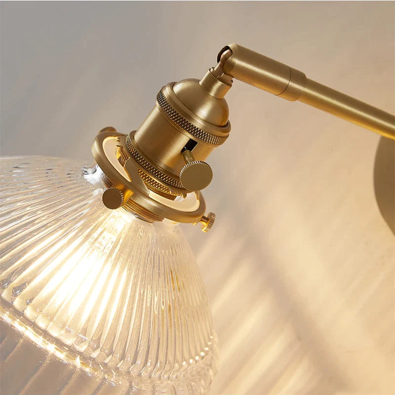 Colorful and elegant glass wall sconces