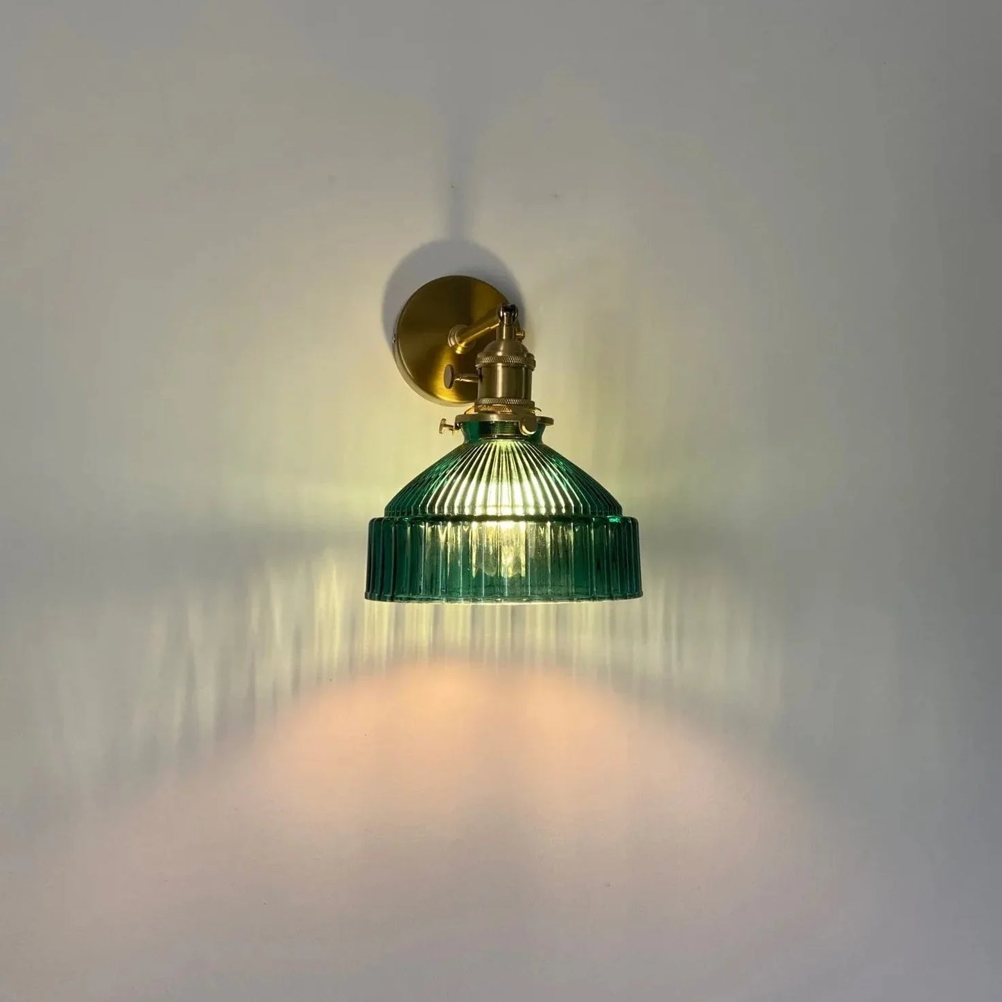 Colorful and elegant glass wall sconces