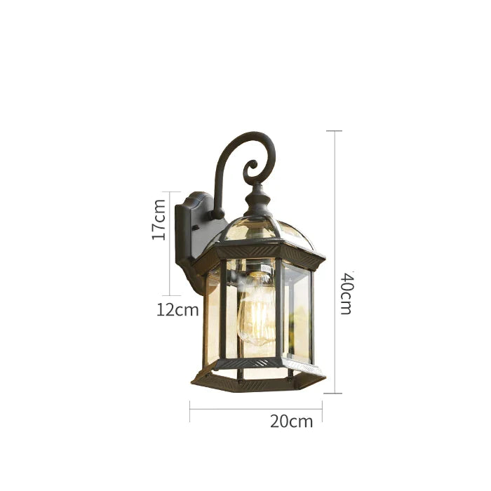 Nostalgic Garden Shaded Wall Sconce