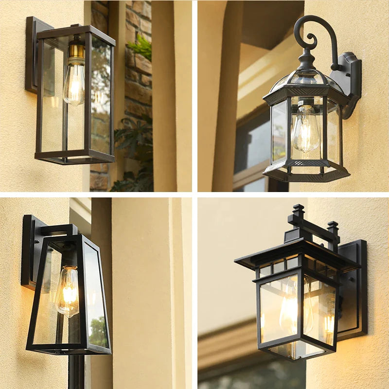 Nostalgic Garden Shaded Wall Sconce
