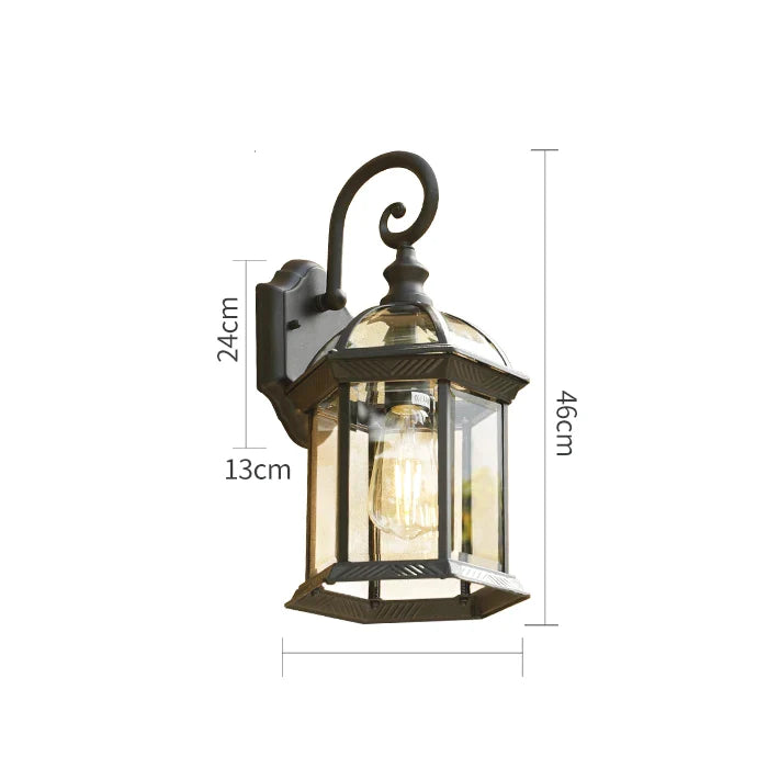 Nostalgic Garden Shaded Wall Sconce