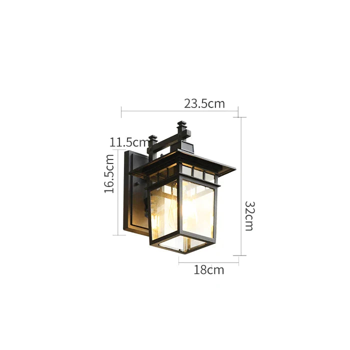 Nostalgic Garden Shaded Wall Sconce