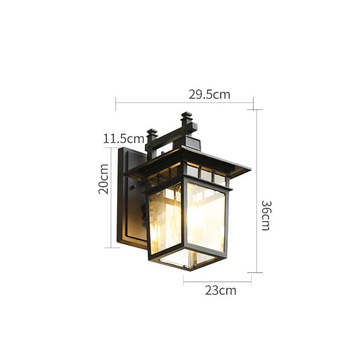 Nostalgic Garden Shaded Wall Sconce