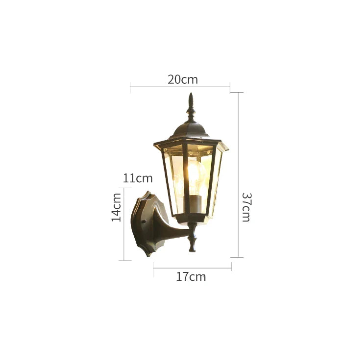Nostalgic Garden Shaded Wall Sconce