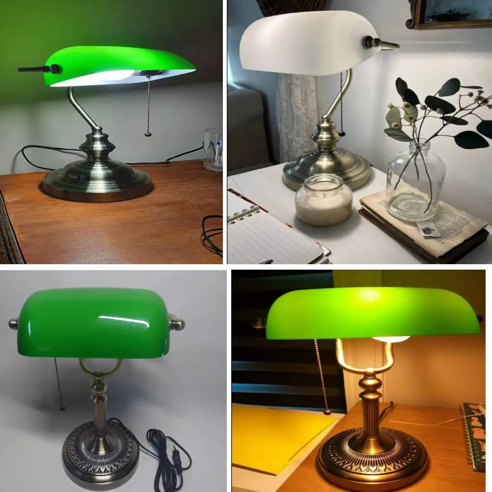 Vintage Banker Desk Lamp