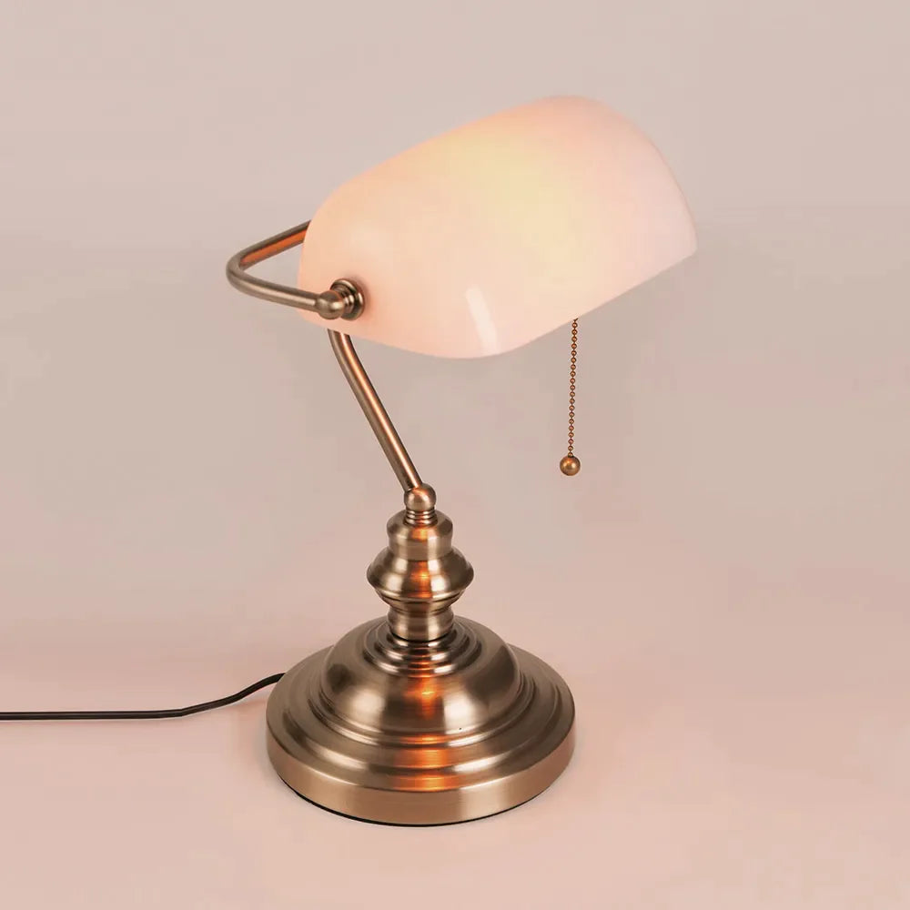 Vintage Banker Desk Lamp