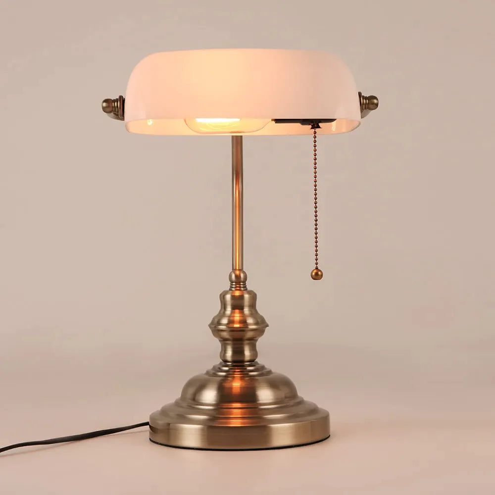 Vintage Banker Desk Lamp
