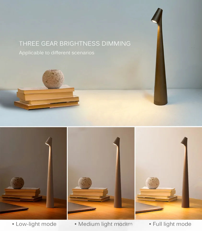 Usb Charging Cloth Cover Table Lamp American Simple and Modern