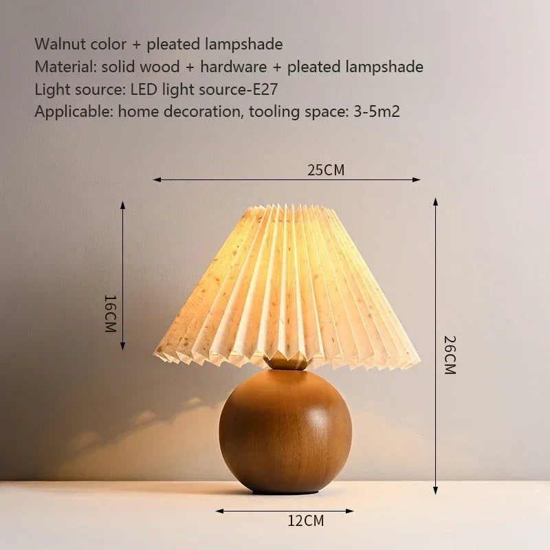 Ceramics Rattan Bedside Table Lamp