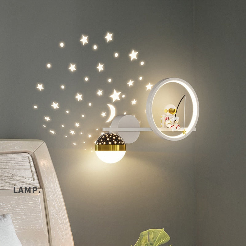 Nordic Modern LED Wall Lamp for Children Room
