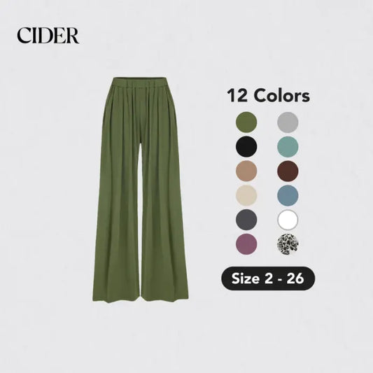 🛍️High Elastic Casual Stretchy Wide Leg Pants