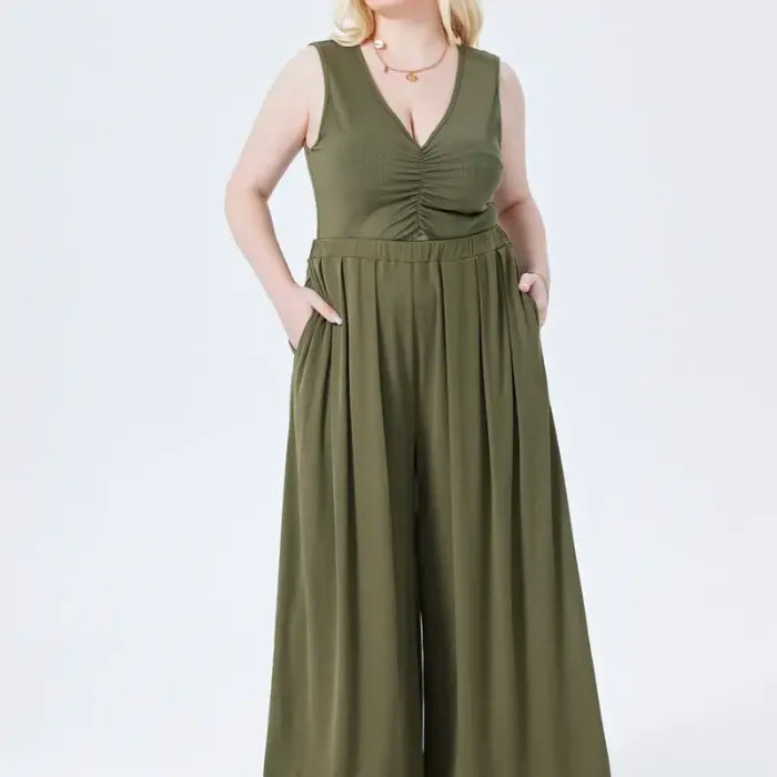 🛍️High Elastic Casual Stretchy Wide Leg Pants